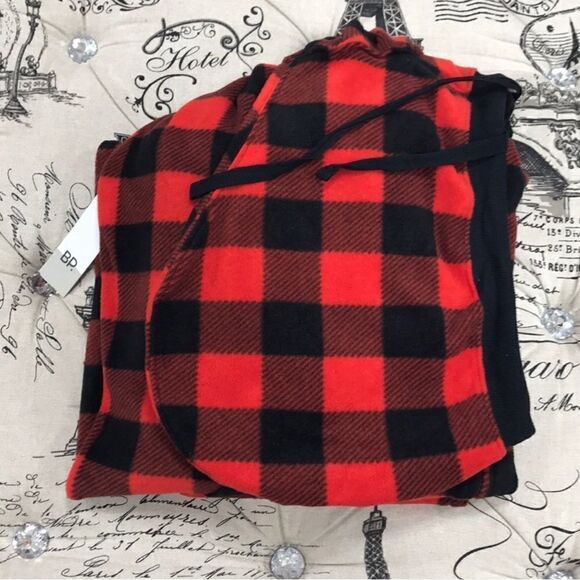 🦋FAMILY PAJAMAS Women’s Onesie style hoodie 
Microfreeleze comfortable SZ L - Picture 10 of 11